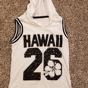 Justice size 10 NWOT hooded tank top